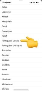 Idioma Português Brasil