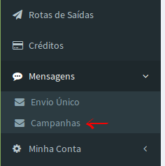 Menu - Mensagens / Campanhas